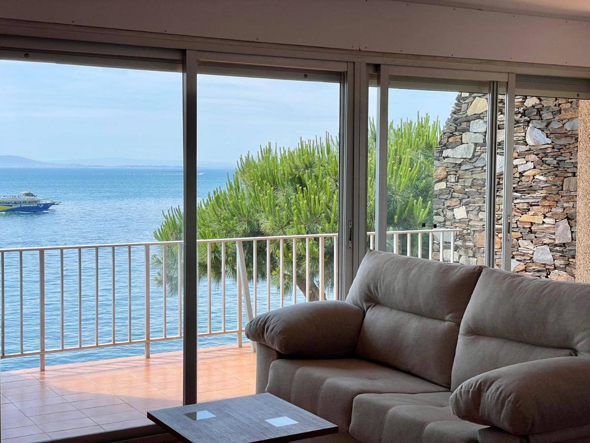 Luminoso Apartamento Frente Al Mar Con Piscina Росес Екстер'єр фото