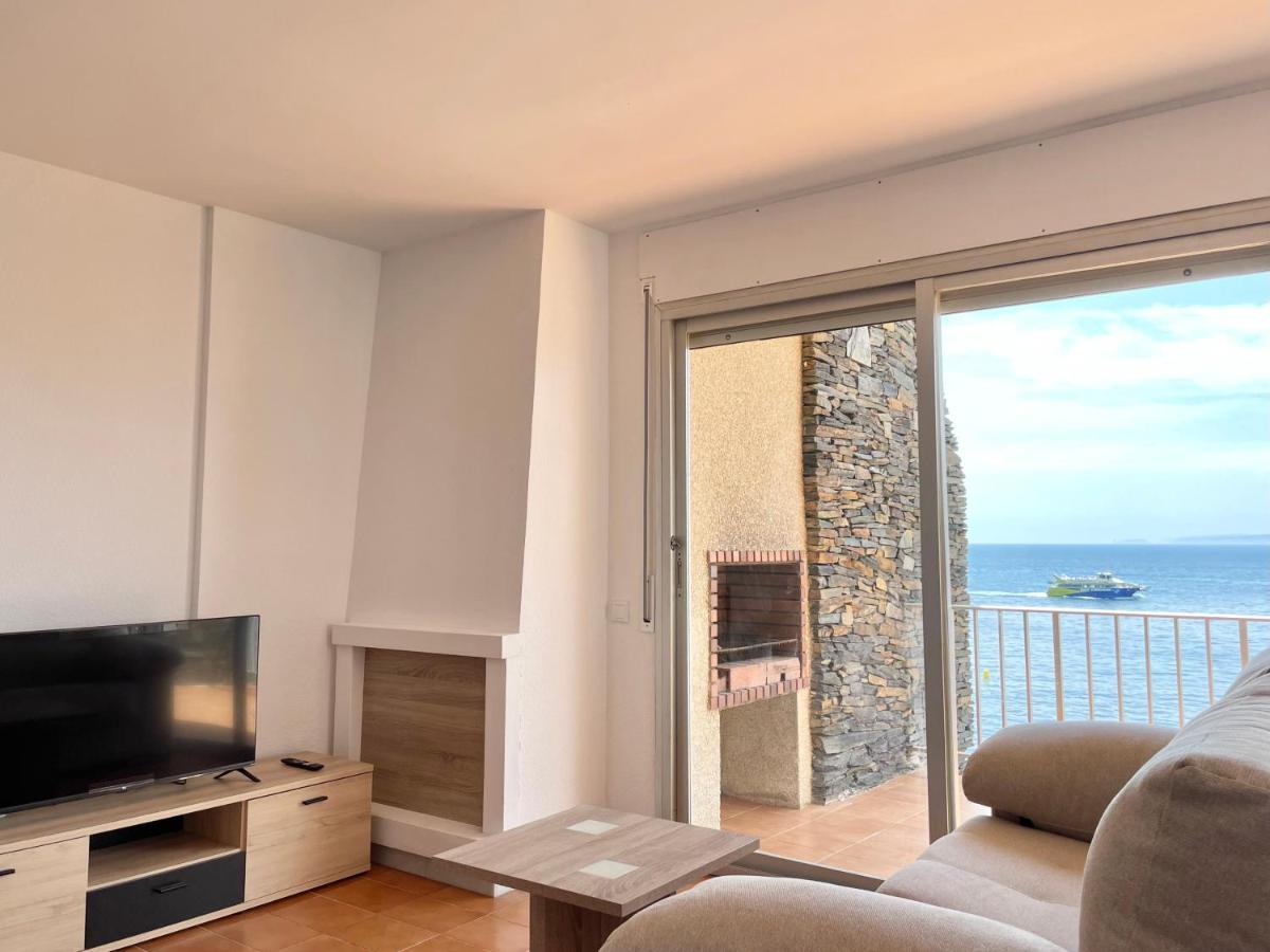 Luminoso Apartamento Frente Al Mar Con Piscina Росес Екстер'єр фото